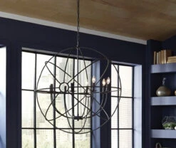 Industrial Iron Orb Chandelier 36" -Famous Furniture Shop 51010555 5 1 38566.1440523619