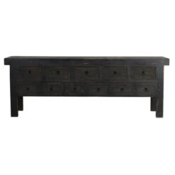 Hand Carved Solid Wood 11 Drawer Buffet Sideboard 93" 10 Hand Carved Solid Wood 11 Drawer Buffet Sideboard 93" -Famous Furniture Shop 52003763 1 92135.1551307189