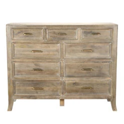 Amelie Solid Wood 9 Drawer Double Dresser -Famous Furniture Shop 52010328 1 09603.1503949008