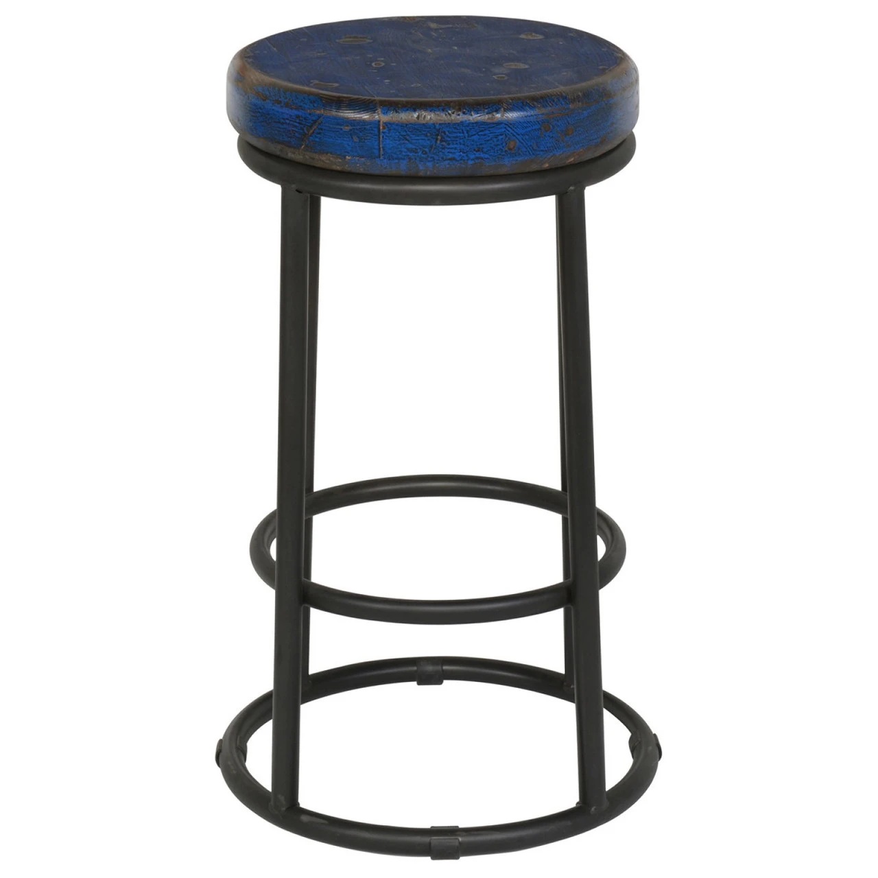 Jaden Dark Blue Counter Stool 24" 4 Jaden Dark Blue Counter Stool 24" - Image 2