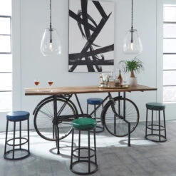 Jaden Dark Blue Counter Stool 24" 7 Jaden Dark Blue Counter Stool 24" -Famous Furniture Shop 53003827 bty 71926.1645516881