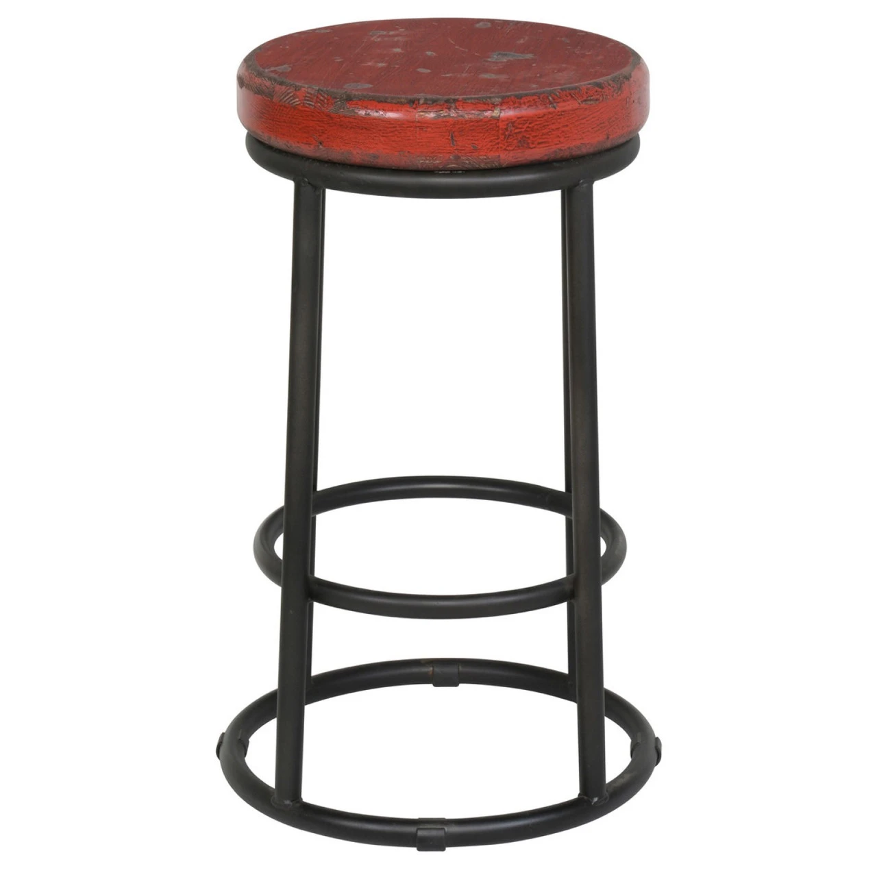 Jaden Red Counter Stool 24" 4 Jaden Red Counter Stool 24" - Image 2
