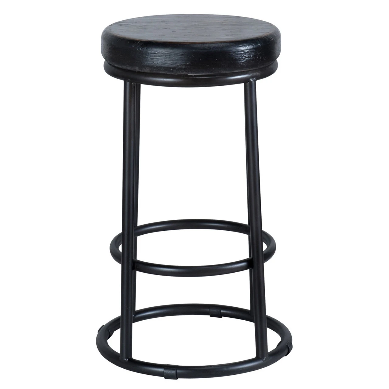 Jaden Black Counter Stool 24" 4 Jaden Black Counter Stool 24" - Image 2