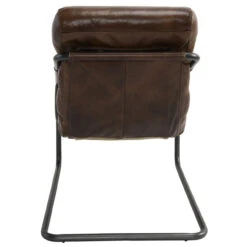 Jackson Retro Brown Leather Accent Chair -Famous Furniture Shop 53004220 3 71927.1645356779