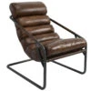 Jackson Retro Brown Leather Accent Chair -Famous Furniture Shop 53004220 39573.1645356773
