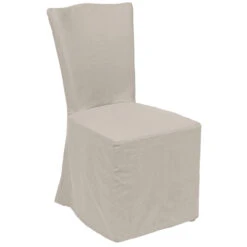 Melrose Upholstered Beige Dining Chair