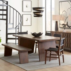 Willow Solid Wood Dining Bench 70" Matte Brown -Famous Furniture Shop 537D8102 6E02 43EF 9343 43A060B3308F 1 201 a 07729.1715794405.1280.1280 01491.1715794602