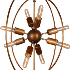 Cosmos Small Iron Chandelier -Famous Furniture Shop 56003591 2 39368.1644421246