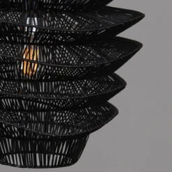 Shelly Medium Black Pendant -Famous Furniture Shop 56004195 1 86656.1644419882