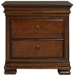 Reprise Classical Cherry 3 Drawer Nightstand