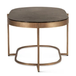 Reno Coffee Table With Black Marble And Antique Brass Base 43" -Famous Furniture Shop 62F6BF49 852A 4DE6 B8EF 83324A92E79F 1 201 a 45330.1715788397