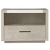 Modern Grey Oak Stone Top Huston 1 Drawer Nightstand -Famous Furniture Shop 643351 Head S C 03462.1494562442