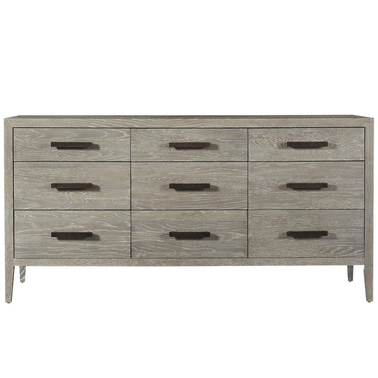 Kennedy Modern Grey Oak 9 Drawer Dresser 72" 3 Kennedy Modern Grey Oak 9 Drawer Dresser 72"