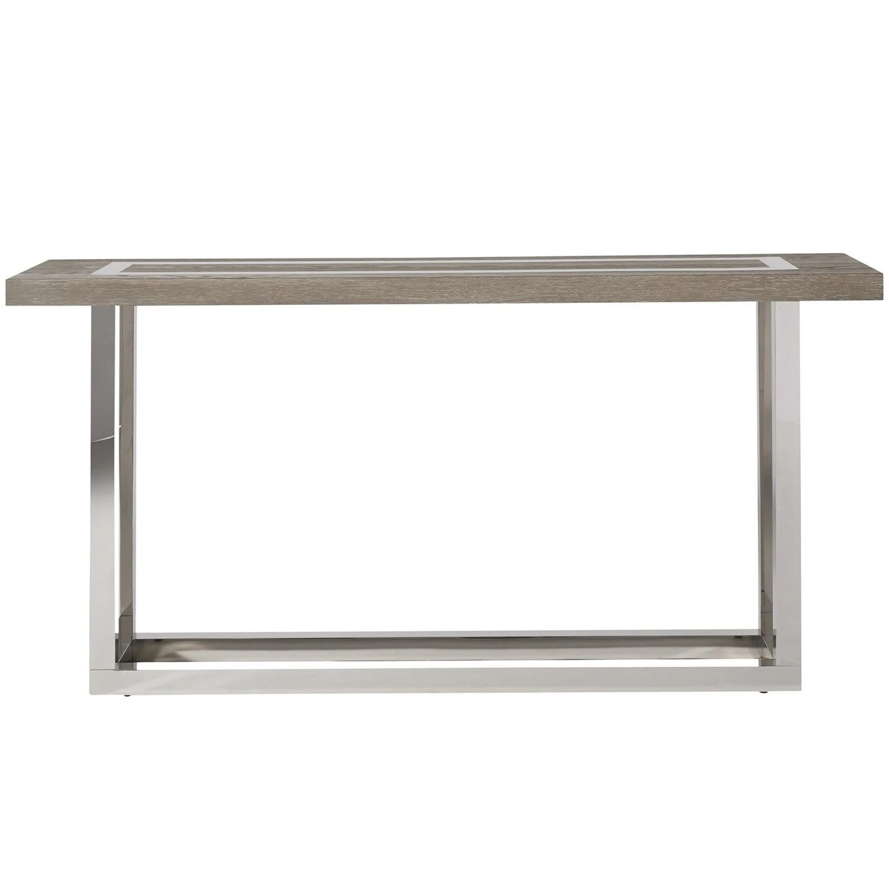 Wyatt Modern Oak Wood + Stainless Steel Console Table 3 Wyatt Modern Oak Wood + Stainless Steel Console Table