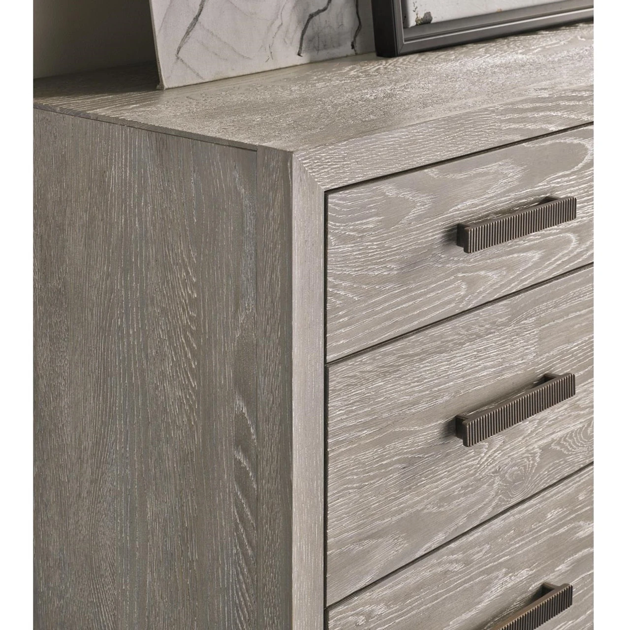Kennedy Modern Grey Oak 9 Drawer Dresser 72" 5 Kennedy Modern Grey Oak 9 Drawer Dresser 72" - Image 3