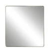 Modern Hollywood Regency Brushed Brass Square Mirror -Famous Furniture Shop 656A04M sqr accent mirror brushed brass 2 25048.1494428773
