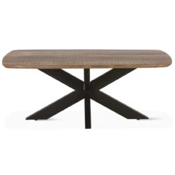 Rapallo Mango Wood And Iron Coffee Table Natural 46" -Famous Furniture Shop 68FFC8C0 716D 43B3 AFFF DAD23B6A0768 1 201 a 71720.1715964143