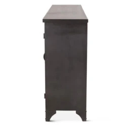 Penelope 80" Iron And Glass Sideboard Matte Black -Famous Furniture Shop 6B2839D6 0F3E 483D A371 07A57B23FD80 1 201 a 14463.1707502582