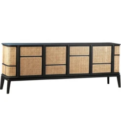 Kanton Mixed Hardwood And Rattan Sideboard 84" -Famous Furniture Shop 6DB6CA8D 1753 458B AC40 16992A26FD27 1 201 a 12700.1712935710