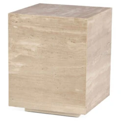 Nile 18" Drum Side Table In Travertine Stone -Famous Furniture Shop 704E83A9 F1D3 4ADD 9EA6 9079AEDAF5E9 1 201 a 85878.1715870363