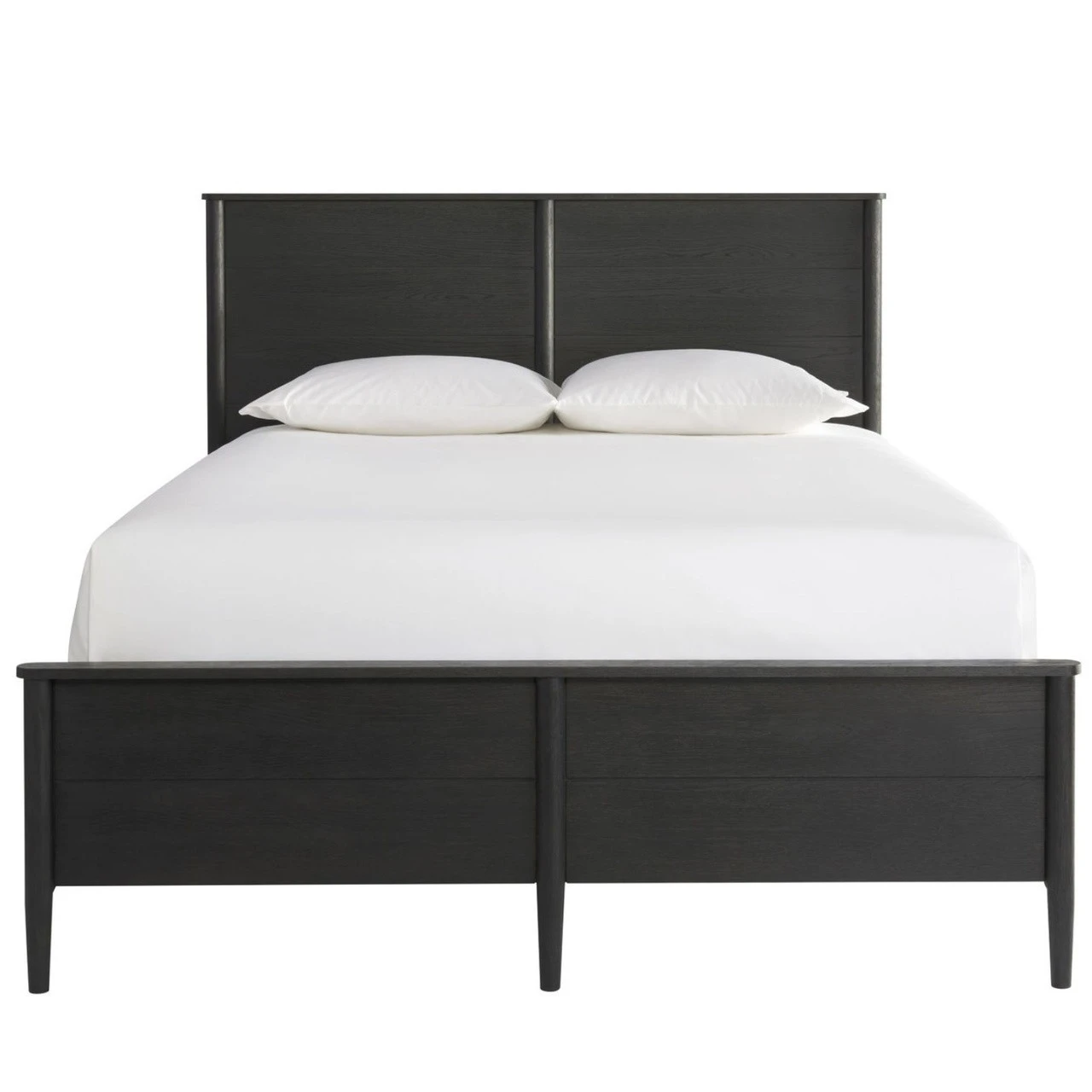 Langley Black Wooden Queen Size Panel Bed 5 Langley Black Wooden Queen Size Panel Bed - Image 3