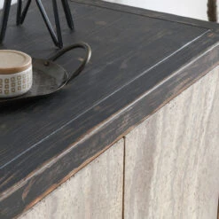 Lisbon 4-Door Reclaimed Wood And Travertine Sideboard 76" -Famous Furniture Shop 7AE0BEE3 AE91 4B69 8E53 A15C87BE9898 1 201 a 14877.1692805818