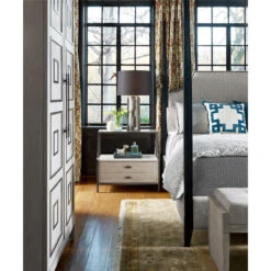 Midtown Stone Top 2 Drawer Night Table -Famous Furniture Shop 805 BR RS10 355 72859.1688570090