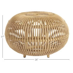 Escape Coastal Living Home Collection Small Rattan Scatter Table -Famous Furniture Shop 833811 DIM 01675.1689174788