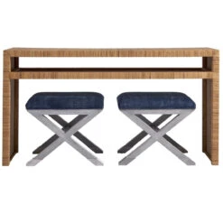 Escape Coastal Living Home Collection Long Key Console Table 8 Escape Coastal Living Home Collection Long Key Console Table -Famous Furniture Shop 833816 head with 2 stools S M vm 002 43035.1689173015