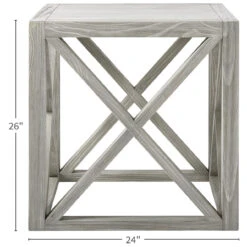 Escape Coastal Living Home Collection Boardwalk End Table -Famous Furniture Shop 833A802 DIM 00916.1689176715
