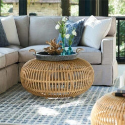 Escape Coastal Living Home Collection Small Rattan Scatter Table -Famous Furniture Shop 833 RS65 809 78066.1689174789
