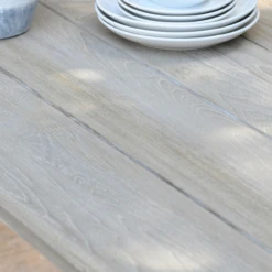 Aria Teak Outdoor Dining Table In Gray 86" -Famous Furniture Shop 8E92219F 93C8 4CE4 A6E0 07CB75C6541B 71065.1716298734