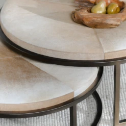 Hayward Blonde Hide Set Of 2 Nesting Coffee Tables -Famous Furniture Shop 8F536E73 C3B9 4982 B9FF AAC410D2506A 61683.1713970131