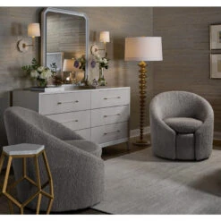 Brentwood White Lacquer 6 Drawers Dresser 68" 11 Brentwood White Lacquer 6 Drawers Dresser 68" -Famous Furniture Shop 956040 3 06147.1599694975