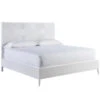 Malibu White Lacquer Panel Queen Bed -Famous Furniture Shop 956250B 5 34815.1598400705