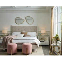 Peony White Lacquer 1 Drawer Nightstand -Famous Furniture Shop 956355 1 17468.1600120327