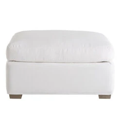 Malibu White Slipcover Ottoman -Famous Furniture Shop 956524 958 2 2 88760.1600123648
