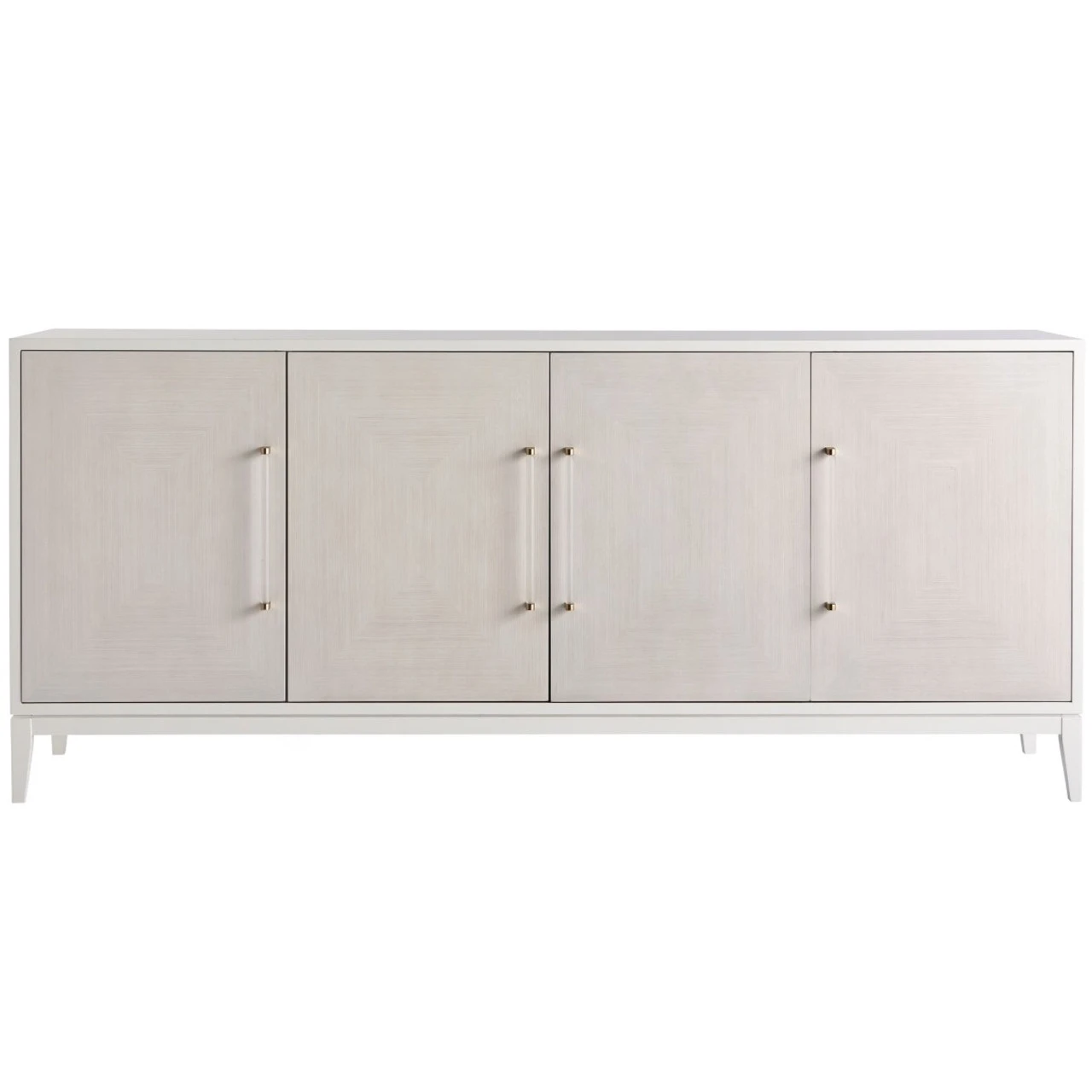 Desert Rose White Lacquer 4 Door Sideboard 78" 6 Desert Rose White Lacquer 4 Door Sideboard 78" - Image 4