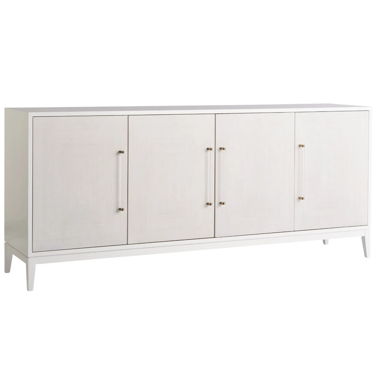 Desert Rose White Lacquer 4 Door Sideboard 78" 3 Desert Rose White Lacquer 4 Door Sideboard 78"