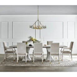 Love Joy Bliss Grey Upholstered Dining Arm Chair -Famous Furniture Shop 956A627 RTA 2 19837.1599686670