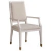 Love Joy Bliss Grey Upholstered Dining Arm Chair -Famous Furniture Shop 956A627 RTA 4 85852.1599686669