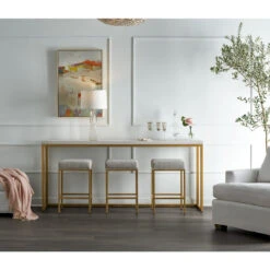 Love Joy Bliss Console Counter Table With 3 Stools -Famous Furniture Shop 956A803 1 68298.1600124770