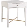 Love Joy Bliss 1 Drawer End Table, Alabaster 2 Love Joy Bliss 1 Drawer End Table, Alabaster -Famous Furniture Shop 956A815 4 77731.1598384379