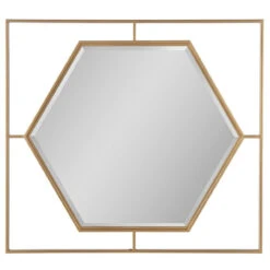 Love Joy Bliss Gold Frame Accent Mirror