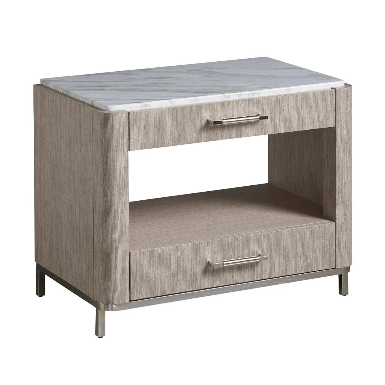 Modern Soren 2 Drawer Bedside Table 4 Modern Soren 2 Drawer Bedside Table - Image 2
