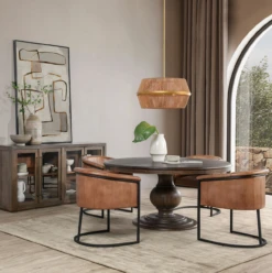 Amsterdam 60" Round Pedestal Dining Table -Famous Furniture Shop 97259BEE 93BE 476D 8EDD 7F6071F78CD4 15835.1713288473