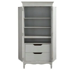 Summer Hill French Gray Reprise Tall Cabinet -Famous Furniture Shop 9861602 01445.1687277626