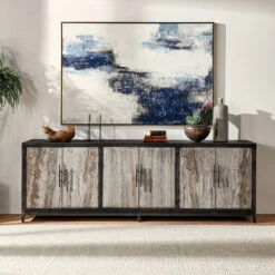 Lisbon 6-Door Reclaimed Wood And Travertine Sideboard 103" -Famous Furniture Shop 9A623DD4 86A1 48FC 95D7 2D9EF7B14EC3 1 201 a 63532.1692806450
