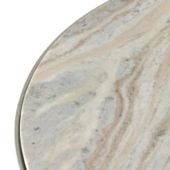 Corbett Cream Marble Top Round Coffee Table 35" - Matte White -Famous Furniture Shop 9E7733AD 6066 4E10 B192 1CE0DCD1E976 1 201 a 27001.1694626312