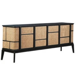 Kanton Mixed Hardwood And Rattan Sideboard 84" -Famous Furniture Shop AE828EF3 6336 48F7 8E44 AABB9753E40D 1 201 a 71987.1712935710
